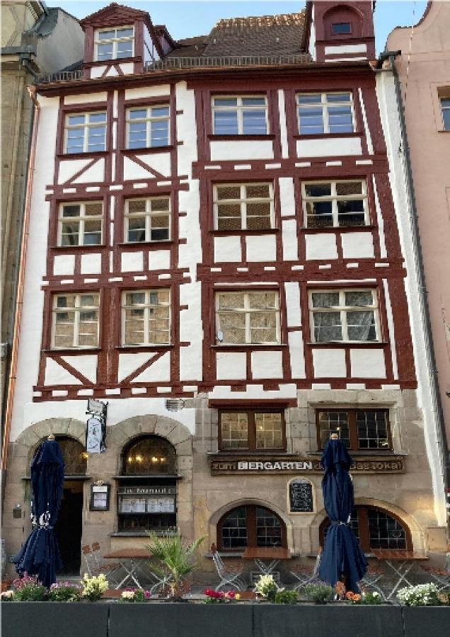 Zur Baumwolle Aparthotel Nürnberg Eksteriør bilde